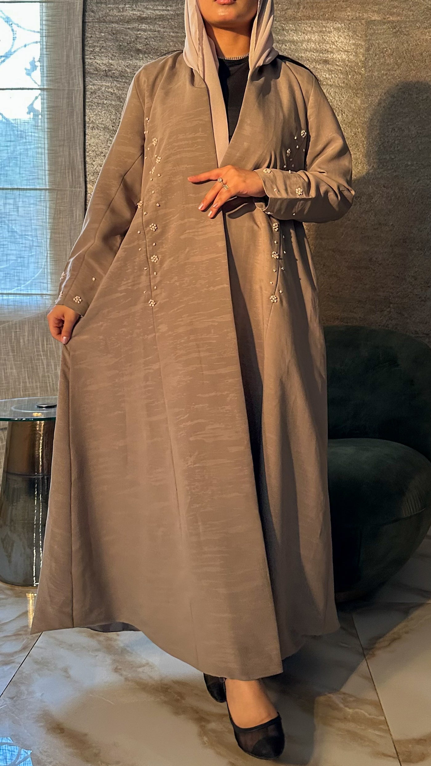عباية بليزر، ياباني مبطن حرير — A5