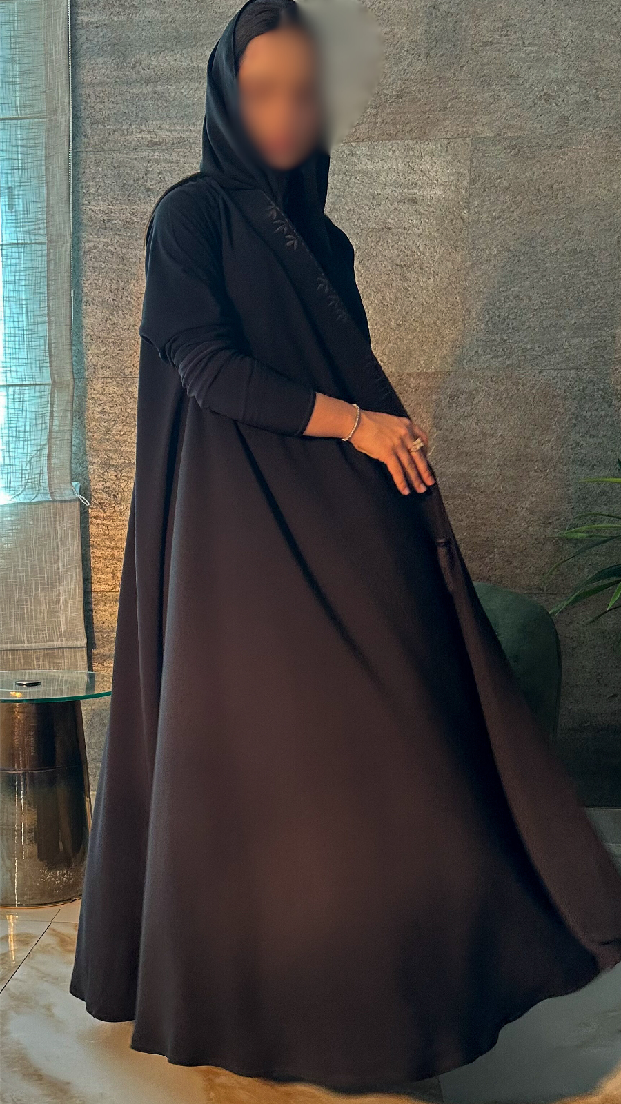 عباية كم فرنسي ستريتش — A8